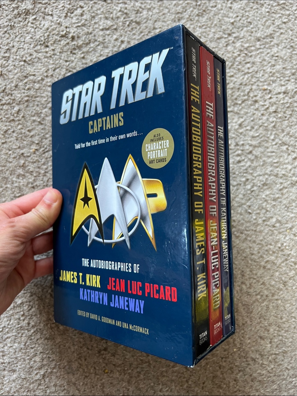 Titan Star Trek Captains Box Set - 3 Books / Fictional Autobiographies